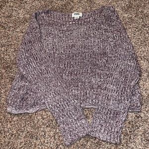 Pink cropped sweater